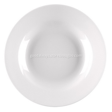 8.5-Inch , 21.5-cm Rimmed Porcelain Soup Plate